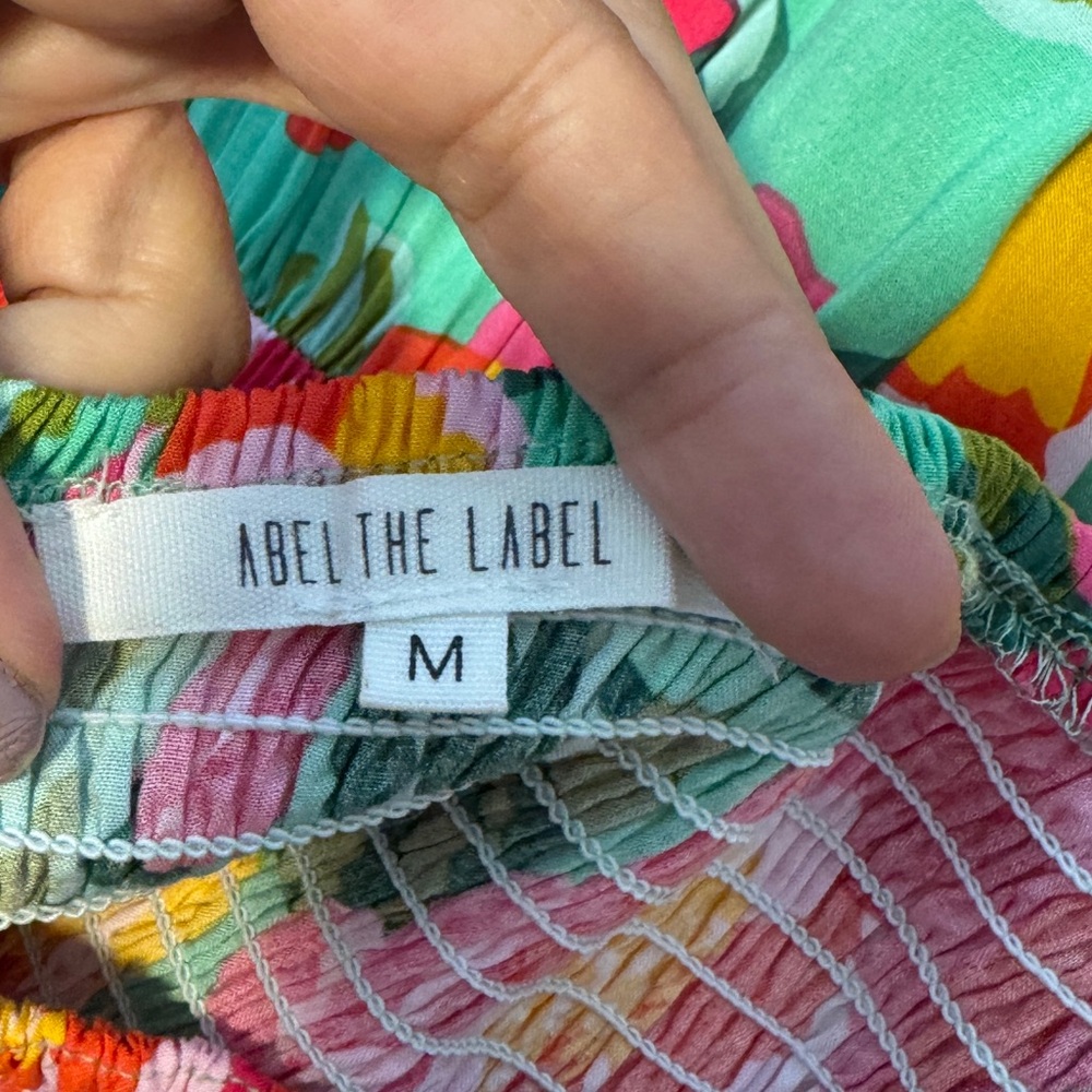Abel The Label Colorful Floral Dress
